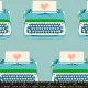 Ruby Star Society - Best Day Ever - Typewriters Novelty Kitsch Retro Vintage - Turquoise Ruby Star Society - Best Day Ever - Typewriters Novelty Kitsch Retro Vintage - Turquoise