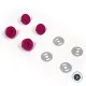 Sassafras Lane Designs - Magnetic Snaps - Pink