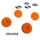 Sassafras Lane Designs - Magnetic Snaps - Orange