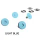 Sassafras Lane Designs - Magnetic Snaps - Light Blue