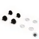 Sassafras Lane Designs - Magnetic Snaps - Black
