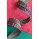 Sassafras Lane Designs - Reißverschluss #5 - Black Stripe - Rainbow