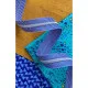 Sassafras Lane Designs - Reißverschluss #5 - Blue Stripe - Nickel