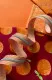 Sassafras Lane Designs - Reißverschluss #5 - Orange Stripe - Nickel