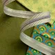 Sassafras Lane Designs - Reißverschluss #5 - Lime Stripe - Nickel Sassafras Lane Designs - Reißverschluss #5 - Lime Stripe - Nickel