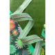 Sassafras Lane Designs - Reißverschluss #5 - Green Stripe - Nickel
