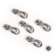 Simply Classic - Zipper Pulls - Teardrop #5 - Nickel