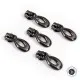 Simply Classic - Zipper Pulls - Teardrop #5 - Gunmetal