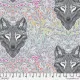 Tula Pink Baumwoll Designerstoff - Graywork - Wolf of Pink Street - Fog Tula Pink Baumwoll Designerstoff - Graywork - Wolf of Pink Street - Fog