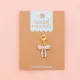Sarah Hearts - Zipper Charm - Pink Bow