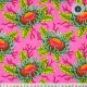 Tula Pink Baumwoll Designerstoff - Floral Reef - Friends & Anemones - Coralline