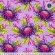 Tula Pink Baumwoll Designerstoff - Floral Reef - Friends & Anemones - Ultraviolet