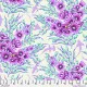 Tula Pink Baumwoll Designerstoff - Floral Reef - Shadow Sharks - Ultraviolet