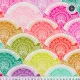 Tula Pink Baumwoll Designerstoff - Prince Charming - Snail Scallop - Sugarrush