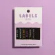 Kylie and The Machine Label - Metallic Side Seam (Black) Kylie and The Machine Label - Metallic Side Seam (Black)