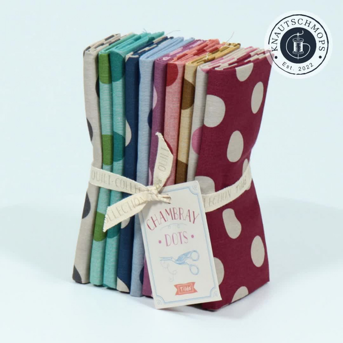 Tilda Fat Quarter Bundle - Chambray Dots