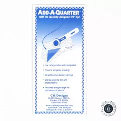 CM Designs Add-A-Quarter Ruler (6 inch)