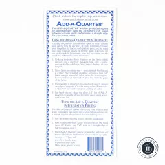 CM Designs Add-A-Quarter Ruler (6 inch)