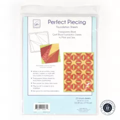 June Tailor Piecing Quilt Block Foundation Sheets (25 Bögen)