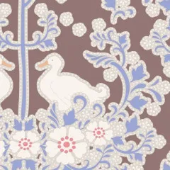 Tilda Baumwollstoff - Plum Garden Duck Nest Nutmeg (Fat Quarter)