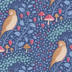 Tilda Baumwollstoff - Hibernation - Sleepybird Denim