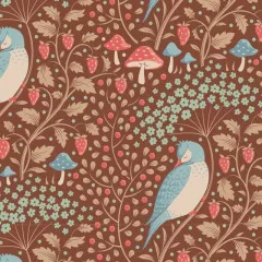 Tilda Baumwollstoff - Hibernation - Sleepybird-Pecan