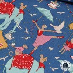 Tilda Baumwollstoff - Jubilee - Circus Life - Blue