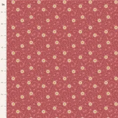 Tilda Baumwollstoff - Sanctuary - Daisydream Rhubarb (Fat Quarter)