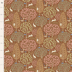 Tilda Baumwollstoff - Sanctuary - Sanctuary Caramel (75cm-Rest)