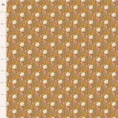 Tilda Baumwollstoff - Sanctuary - Cottonfield Ochre (Fat Quarter)