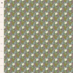 Tilda Baumwollstoff - Sanctuary - Cottonfield Greygreen (Fat Quarter)