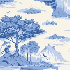 Tilda Baumwollstoff - Something Blue - Cottonview Cream