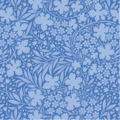 Tilda Baumwollstoff - Something Blue - Bushbloom Cornflower