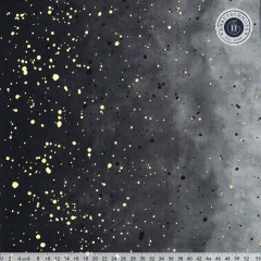 Moda Baumwollstoff - Ombre Galaxy Onyx Metallic