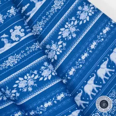 Tilda Baumwollstoff - Something Blue - Borders Night