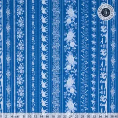 Tilda Baumwollstoff - Something Blue - Borders Night