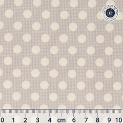 Tilda Baumwollstoff - Basic Dots, Light Grey