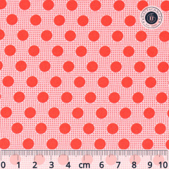 Tilda Baumwollstoff - Basic Dots, Salmon