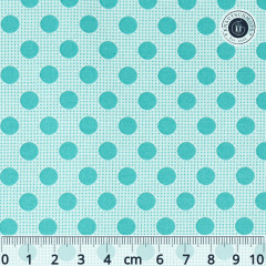 Tilda Baumwollstoff - Basic Dots, Dark Teal