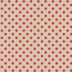 Tilda Baumwollstoff - Creating Memories - Woven Fabrics - Polkadot rot