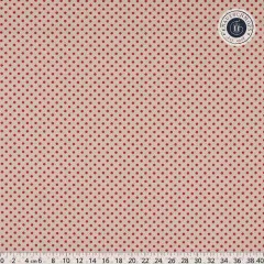 Tilda Baumwollstoff - Creating Memories - Woven Fabrics - Polkadot rot
