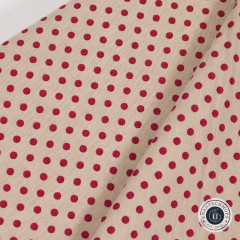 Tilda Baumwollstoff - Creating Memories - Woven Fabrics - Polkadot rot