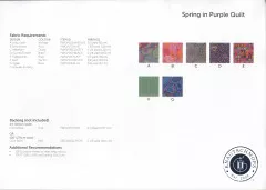 Spring in Purple (Kaffe Fassett Collective) Quilt Kit