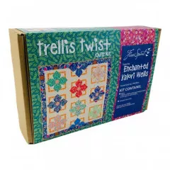 Trellis Twist (Enchanted Valori Wells) Quilt Kit