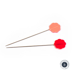 Clover Flower Head Pins rot-orange Clover Flower Head Pins rot-orange