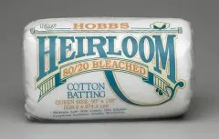 Hobbs - Heirloom 80/20 Bleached Batting Queen 90x108 Inch