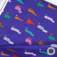 Cloud 9 Fabrics - Universal Love - Pennant Power - Blue Cloud 9 Fabrics - Universal Love - Pennant Power - Blue
