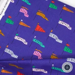 Cloud 9 Fabrics - Universal Love - Pennant Power - Blue