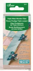 Clover Triple Wide Wonder Clips (12 Stück)