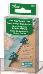 Clover Triple Wide Wonder Clips (6 Stück)